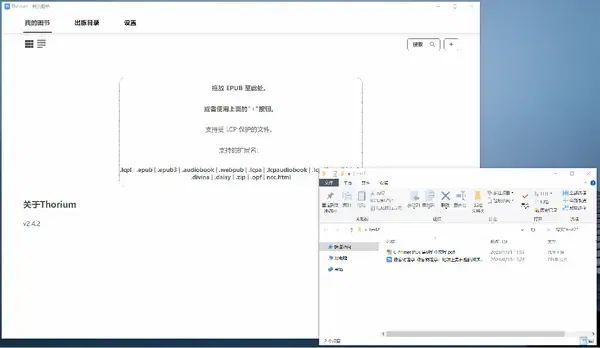 免费小说电子书阅读器推荐Thorium Reader下载，支持多种电子书格式，能管理和阅读电子书