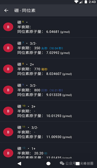 Periodic Table Pro（元素周期表专业版）软件，查询118种化学元素，及化学计算和数据分析