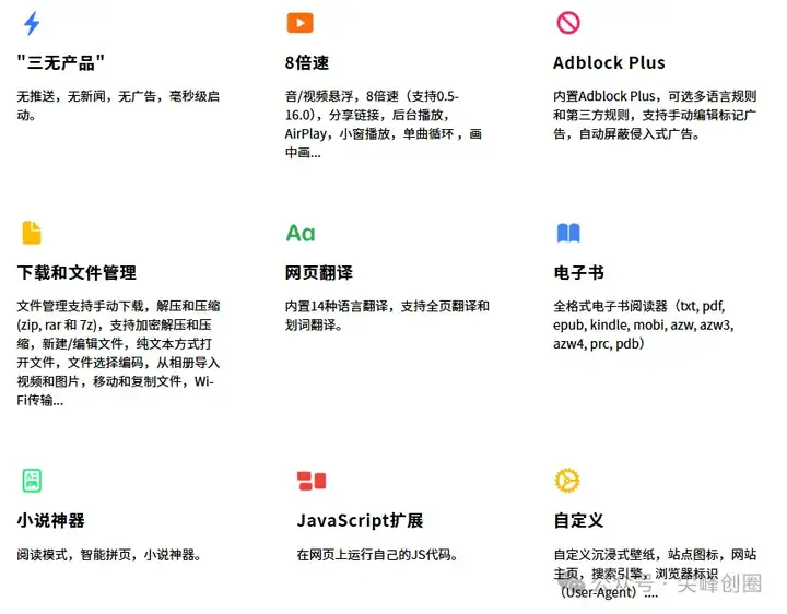 Alook手机浏览器安卓/ios苹果app下载：无推送，无新闻，无广告，界面简洁功能强大